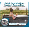 Pool Central Avenli Aegean 6-Person Rigid Foam Wall Portable Hot Tub Spa - 4 of 4