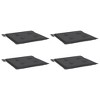 vidaXL Outdoor Garden Chair Cushions Set of 4, Oxford Polyester Fabric, Comfortable and Weather Resistant, Anthracite Seat Cushions'. - 3 of 4