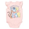 Disney Classics 101 Dalmatians Bambi Dumbo 5 Pack Short Sleeve Bodysuits - 4 of 4