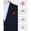 INSPIRE CHIC Men's Classic Modern Geometric Pocket Squares - 3 of 4