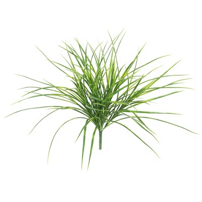 Vickerman 20" Artificial Green Grass Bush.