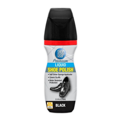 Shoe Gear Premium Liquid Polish Superior Coverage Black 2.5oz Target