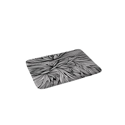 Gabi Neverland Bath Mat Black - Deny Designs