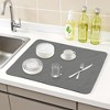 REGALWOVEN Diatomaceous Stone Dish Drying Mat with Texture for Kitchen Counter, Dishes, Cups, and Utensils 1 Pc - 2 of 4