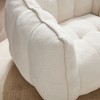 Sapphtopaz Bean Bag Chair with High Resilient Foam, Lazy Sofa with Footstool, Bean Bag Chairs for Adults and Kids, Lounge Chair for Living Room - 2 of 4