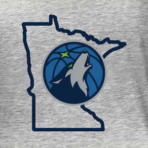 NBA Minnesota Timberwolves Women's Short Sleeve Burnout Scoop T-Shirt - 1 of 4
