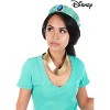 HalloweenCostumes.com   Women  Disney Aladdin Princess Jasmine Jeweled Headband and Necklace Costume Kit, Brown/Blue - 2 of 2