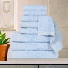 Rayon From Bamboo Cotton Blend Eco-Friendly Hypoallergenic Solid Bathroom Towel Set by Blue Nile Mills - 2 of 4