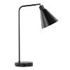 LumiSource Pix 19" Contemporary Task Lamp Matte Black and White Metal with Chrome Accent and Built-In USB Port - 2 of 4