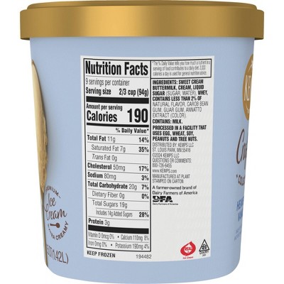 Kemps Crafted Collection Heavenly Vanilla Ice Cream - 1.5qt