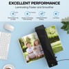 Crenova Laminator Machine, Black, 9" A4 Thermal Laminator with Fast Warm-Up, Dual-Temperature Hot & Cold Mode for Home, Office, School & Business - 4 of 4