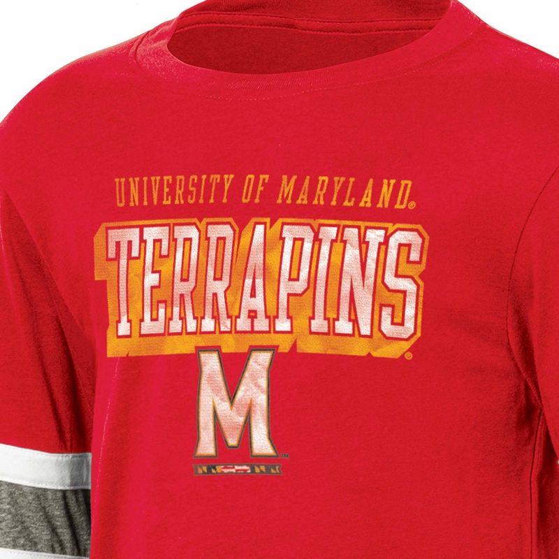NCAA Maryland Terrapins Boys&#39; Long Sleeve T-Shirt, 3 of 4