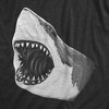 Mens Great White Shark T shirt Pearly Teeth Jaws Attacking Cool Graphic Tee - Crazy Dog Men's T Shirt - 2 of 4