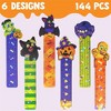 Joyfy 144Pcs Halloween Party Favor Ruler Bookmark with 6 Designs Themed Prints,Party Decorations,Trick or Treat Prizes and Goodie Bag Stuffers - 2 of 4