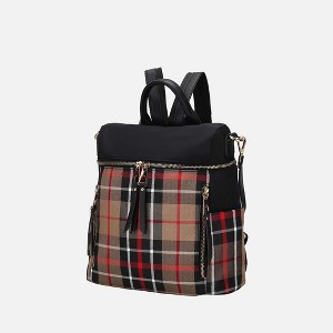 MKF Collection Nishi Women's Plaid Backpack Bag by Mia K - 1 of 4