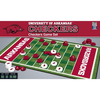 MasterPieces NCAA Arkansas Checkers Board Game