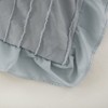 Tufted Ruffle Comforter Set – Soft Lightweight Jacquard Bedding with Fringe Pattern, Shabby Chic Farmhouse Quilt 3-Piece - 4 of 4