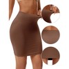 INSPIRE CHIC Women's High Waist Tummy Control Under Skirt Seamless Half Slips Shaping Under Mini Dress - 3 of 4