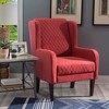 Powell Cybele Upholstered Wingback Accent Chair - 2 of 4