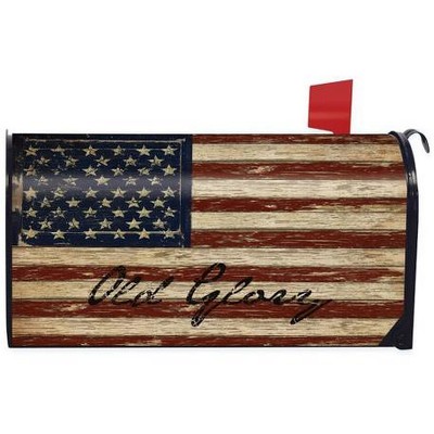 Old Glory Patriotic Magnetic Mailbox Cover American Flag Rustic Briarwood Lane