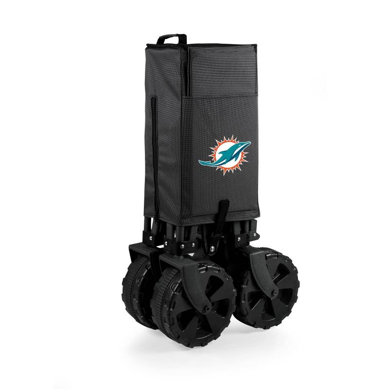 NFL Miami Dolphins All Terrain Portable Utility Wagon, 3 of 5