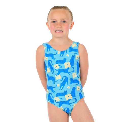 Destira Wild Flower Mint One Piece Swimsuit, Child S