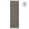 Fab Habitat Machine Washable Hand Woven Kingscote Area Rug Black/Beige - 2 of 4