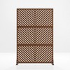 PexFix Outdoor Metal Privacy Screen Garden Fence in Arrows Pattern - 3 of 3