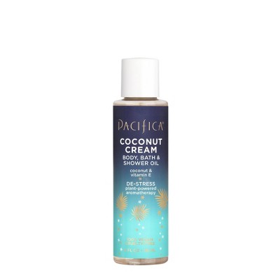 Pacifica Coconut Cream Body Bath & Shower Oil - 4 fl oz