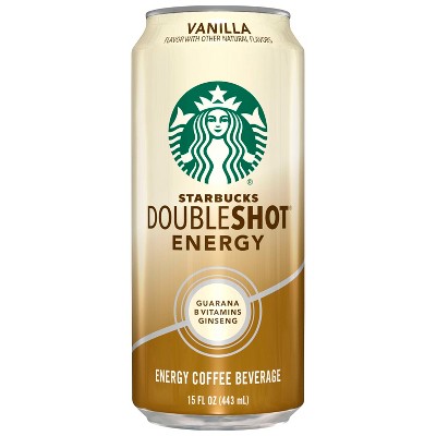 Starbucks Doubleshot Energy Vanilla Fortified Energy Coffee Drink - 15 fl oz Can