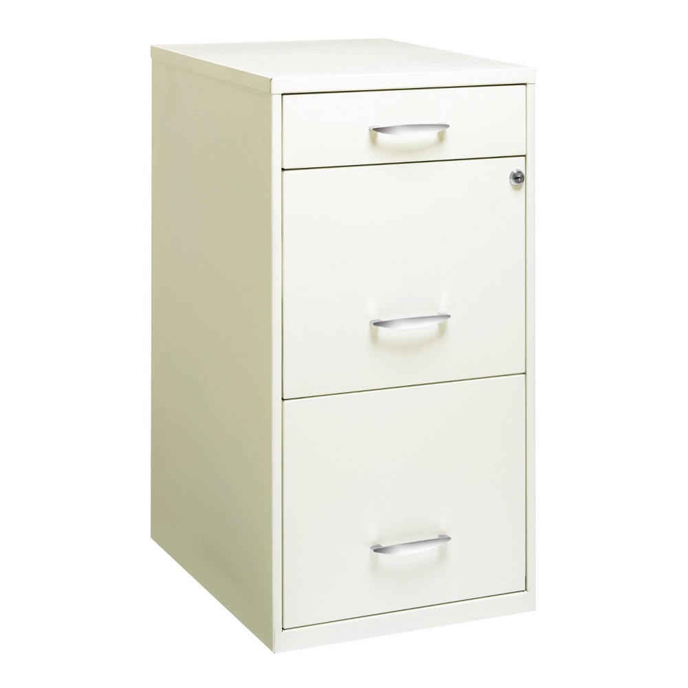 Photos - File Folder / Lever Arch File Space Solutions 3 Drawer Letter Width Vertical File Cabinet with Pencil Dr