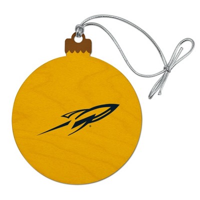 University of Toledo Secondary Wood Christmas Tree Holiday Ornament