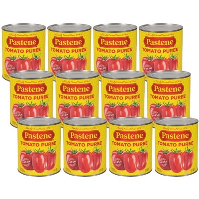 Pastene Tomato Puree - Case of 12/28 oz