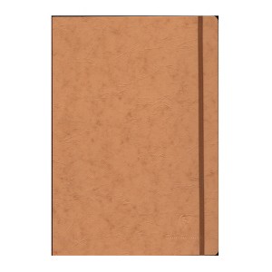 Clairefontaine Cloth-Bound Notebooks, Tan Cover with Elastic Closure - 1 of 1