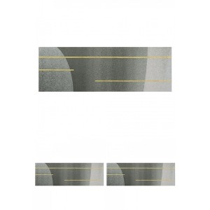 Unique Bargains Modern Geometric Non-Slip Kitchen Floor Mats Set - 1 of 4