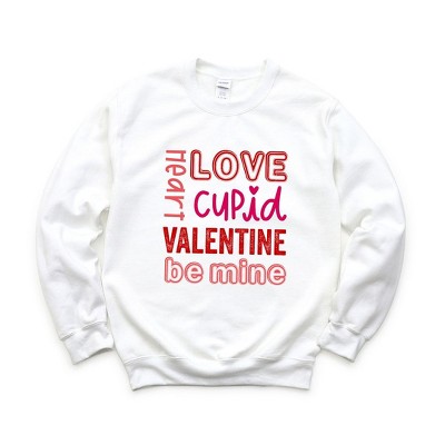 Simply Sage Market Women's Graphic Sweatshirt Valentine's Words