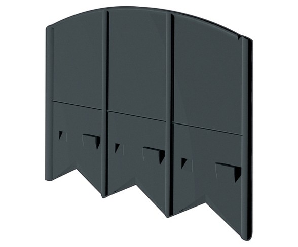 6" Choppers Heavy Duty Hammer In Edging, 120pc - Black - Emsco