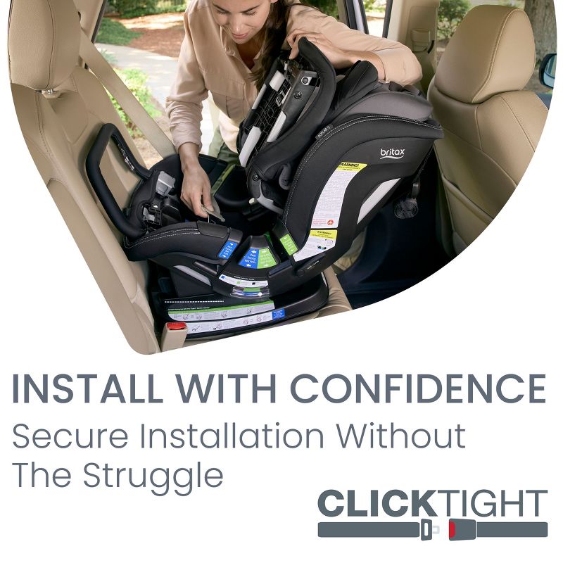 Britax Poplar S 2-in-1 Design with ClickTight Technology Convertible Car Seat, 4 of 12