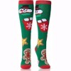 Joyfy 2 Pack Novelty Soft Women Long Christmas Socks, Winter Warm Knee High Socks for Women Cosplay Party, Birthday Gift - 3 of 4