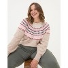 FatFace Women's Plus Size Wild Fairisle Yoke Sweater - 2 of 4