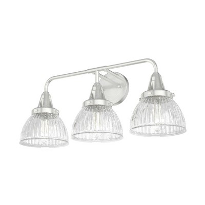 Hunter Fans Cypress Grove 3 - Light Vanity in  Brushed Nickel