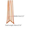 INSPIRE CHIC Women's Stripes Contrast Color Skinny Long Satin Silky Neck Scarves 1Pc - 3 of 4