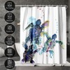 Americanflat 71x74 Sea Turtle Shower Curtain - 100% Polyester Shower Curtain - Water-Resistant Bath Curtain with Metal Grommets - 3 of 4
