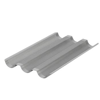 Binbe Silicone Mini Baguette Baking Tray, 8 Grids French Bread