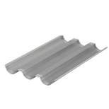 Anolon Advanced Bakeware Three Channel Nonstick Baguette Tray Gray