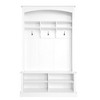 RISOKEYS 47.2'' Shoe and Coat Rack for Hallway with Multi-functional Storage Bench and Shoe Storage, with 3 Hanging Hooks & Rectangle Storage - 4 of 4