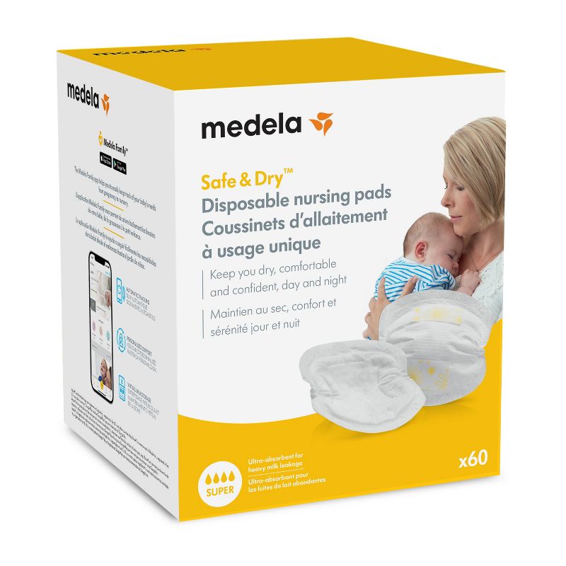 Medela Super Absorbent Disposable Nursing Pads - 60ct, 3 of 7