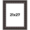 PosterPalooza | 3.5" Wide Ornate Black Picture Frame - UV Acrylic, Foam Board Backing, Hanging Hardware - 2 of 4