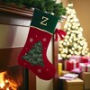 Personalization Mall Traditional Tree Embroidered Initial Christmas Stockings - 3 of 4