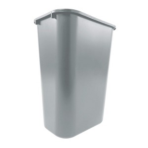 Commercial Products Deskside Wastebasket/Trash Can, 10.25-Gallon/41-Quart, Garbage Can for Home/Office - 1 of 3